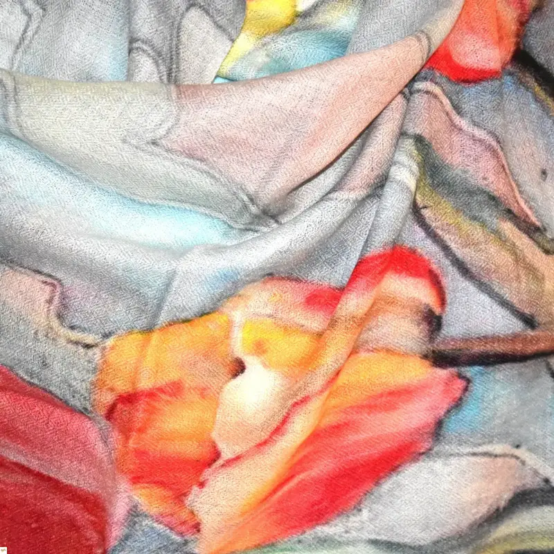 Šála malovaná 123