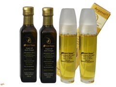 arganový olej kosmetický a arganový olej potravinářský