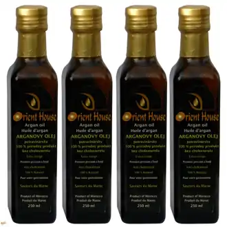 Arganový olej potravinářský 4x250ml  