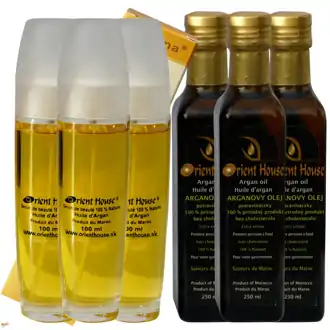 Arganový olej - set 6 ks