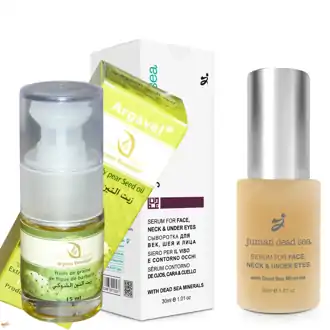 Opunciový olej 15 ml bio a sérum na oční vrásky z Mrtvého moře