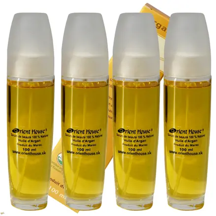 Arganový olej kosmetický bio 4x100ml 