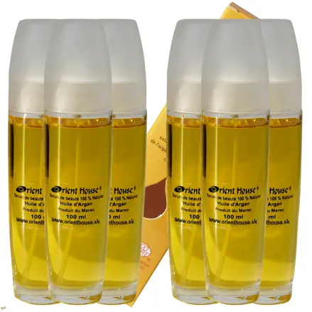 Arganový olej kosmetický bio 6x100ml 