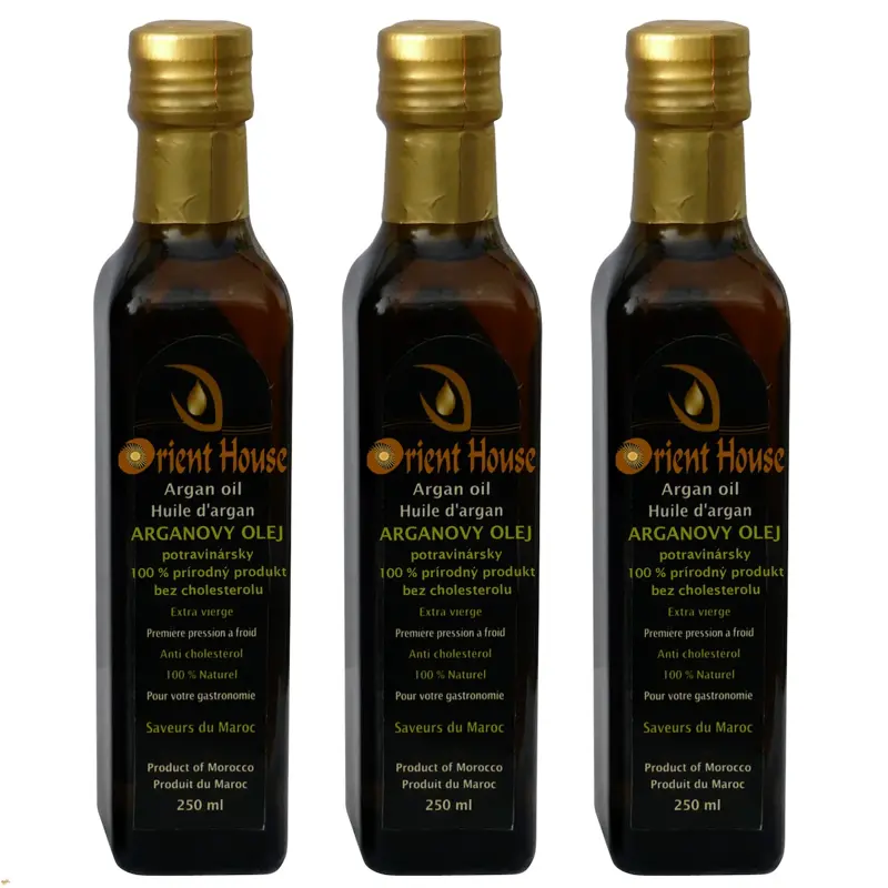 Arganový olej potravinářský 3x250ml Arganový olej potravinářský 3x250ml